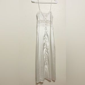 White Satin Zara Dress!
